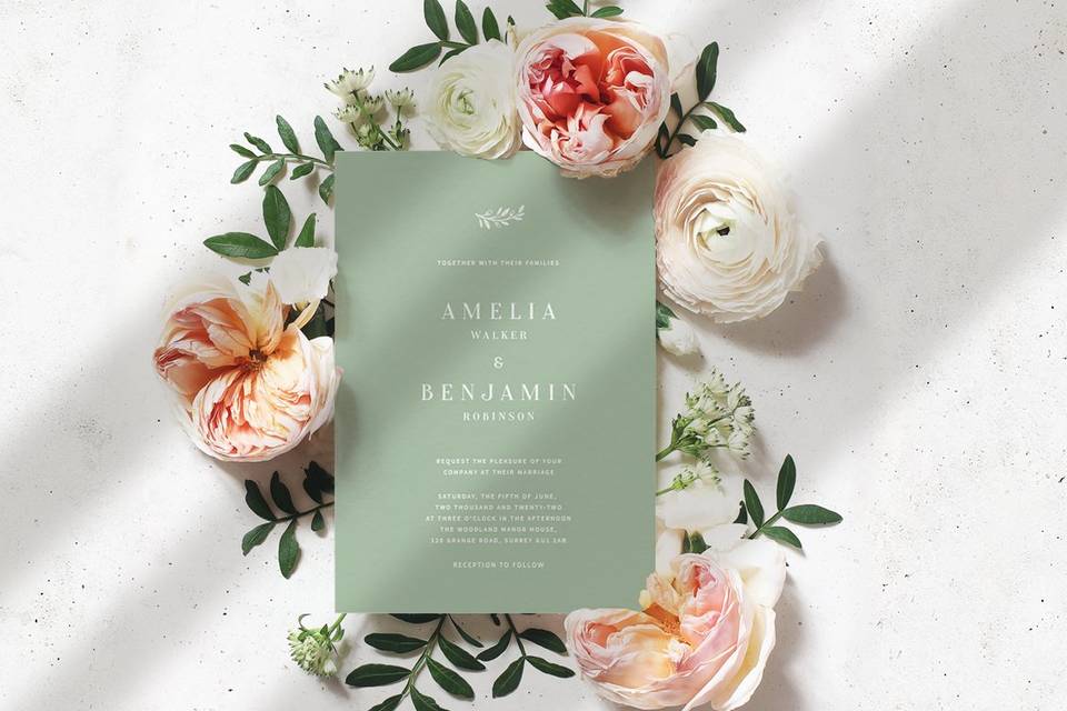 Italian Wedding Invitation