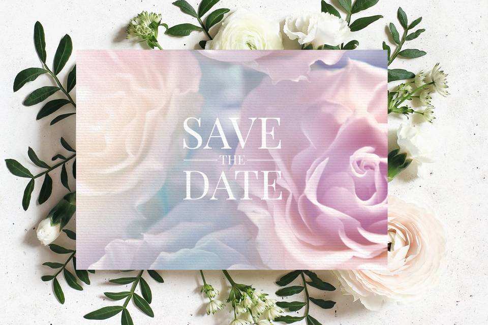 Roses save the date