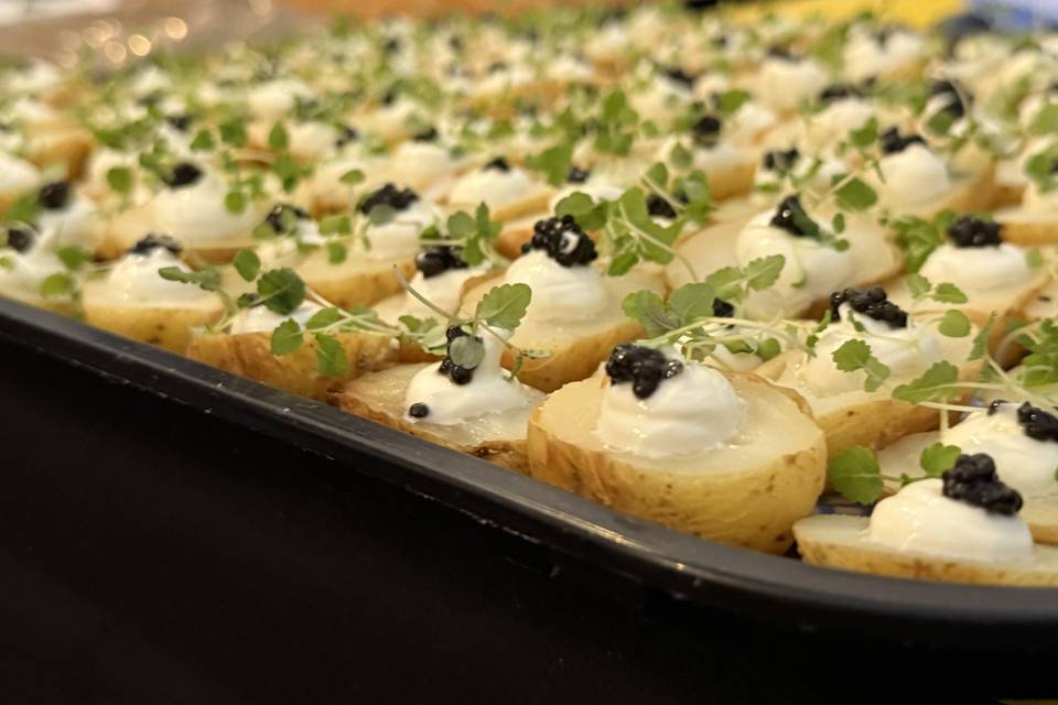 Potato, yogurt & exmoor caviar