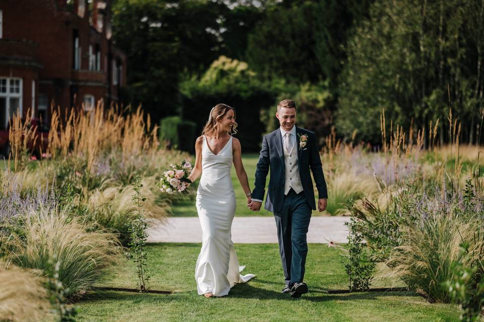 Chippenham Park summer wedding