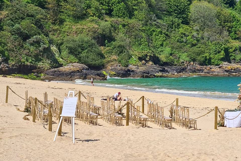 Beach wedding