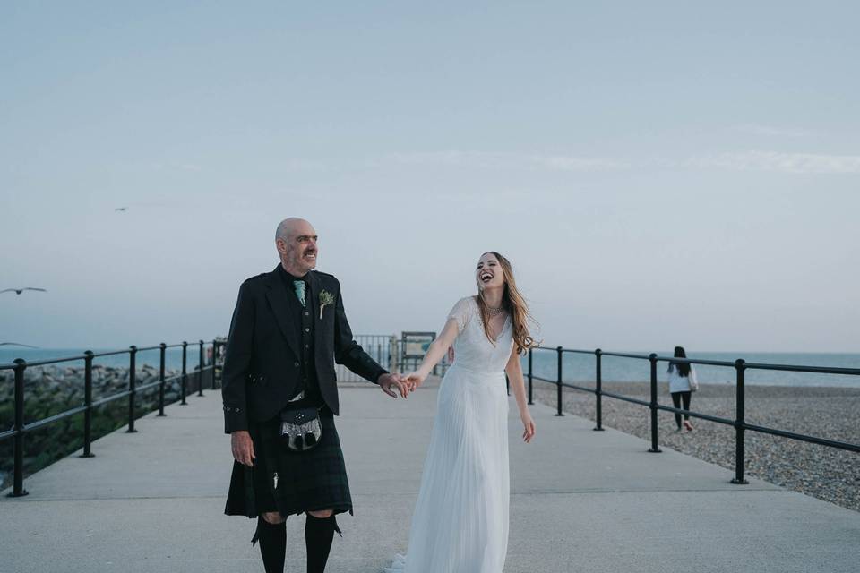 Relaxed couple portraits