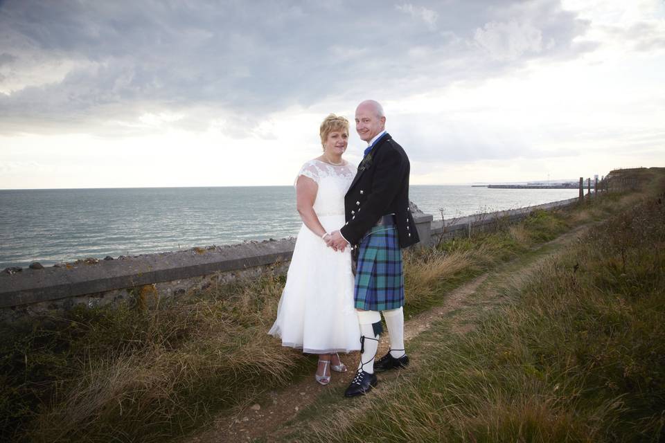 Couple on Brighton Cliff