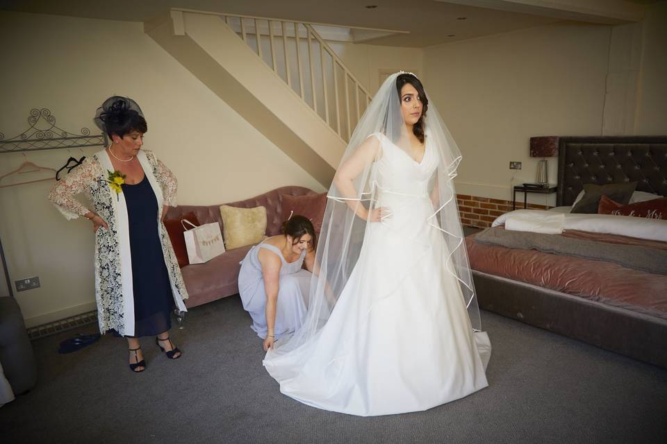 Bride with Mother