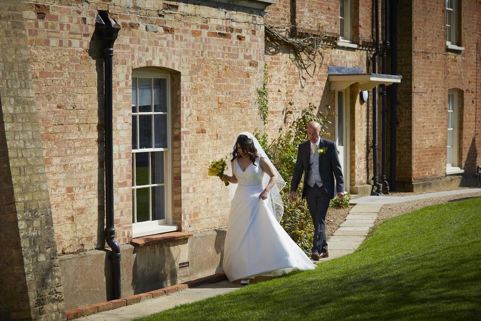 Bride with Dad