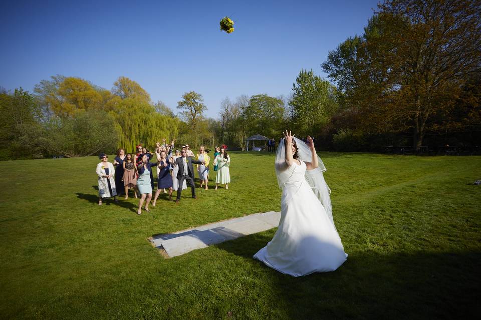 The bouquet shot