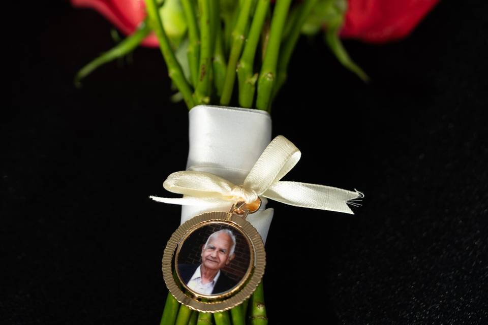 Bridal Bouquet & Charm