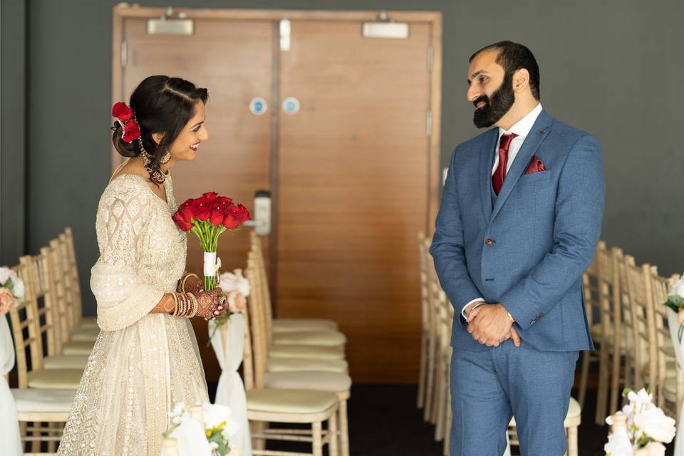 First Look 1 & Hair Flowers