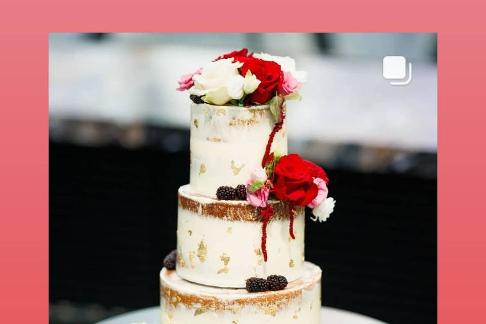 Semi naked cake