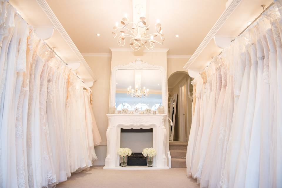 Chic wedding boutique