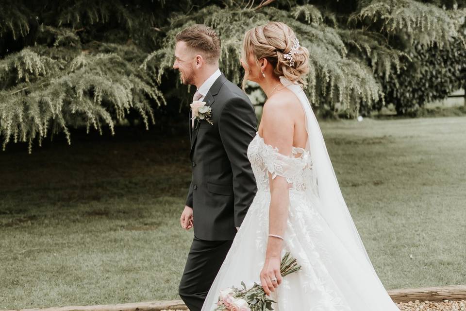 Couple at Swancar farm