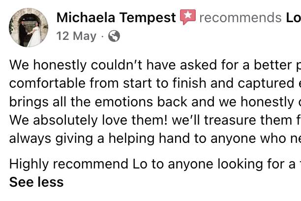 Wedding Review