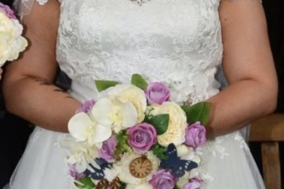 Steampunk style bouquet