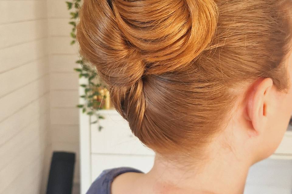 Modern take on a french pleat