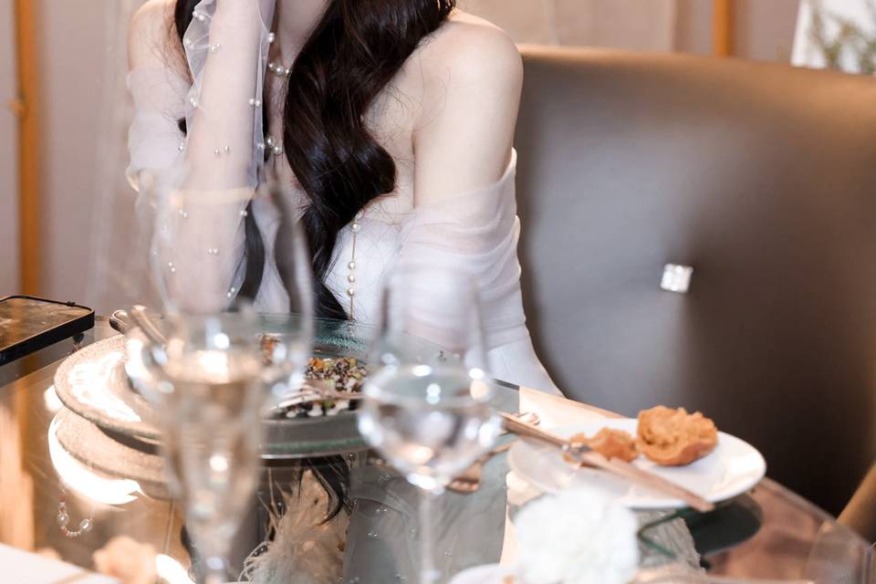 Brush With Blush Wedding Haird