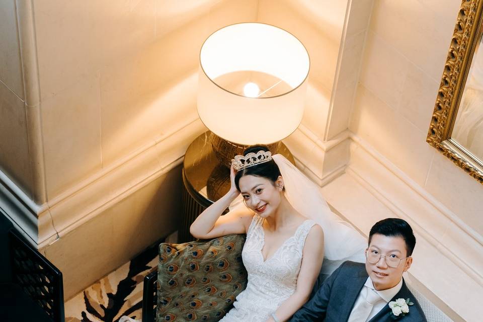 Brush With Blush Wedding Haird