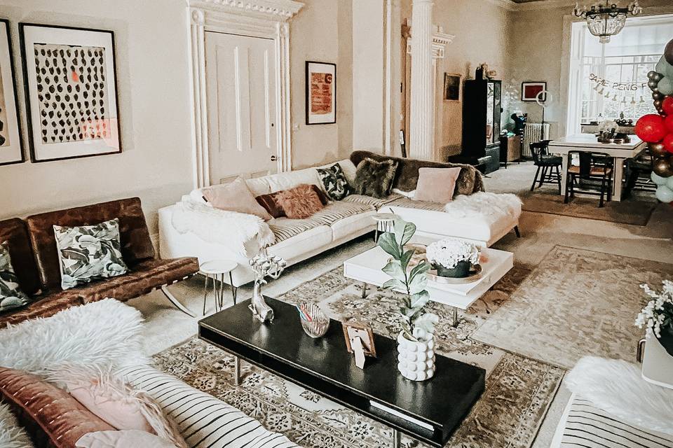The main party room
