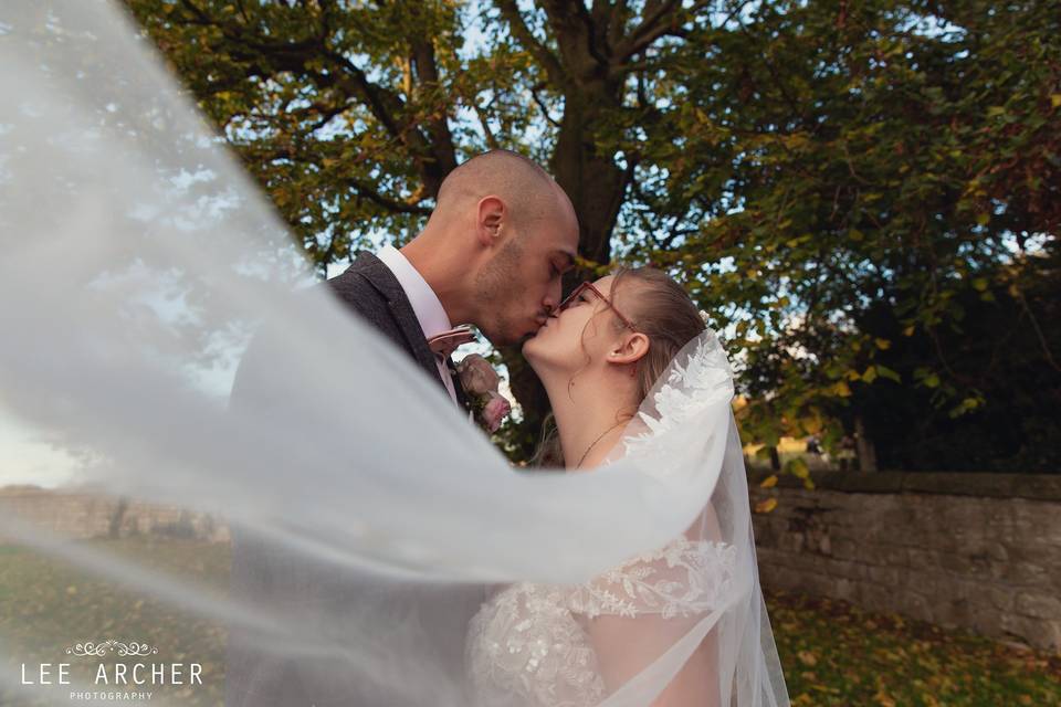 Bride and groom All Saints