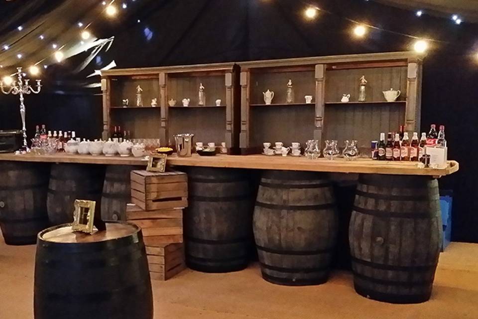 Oak Barrel Bar