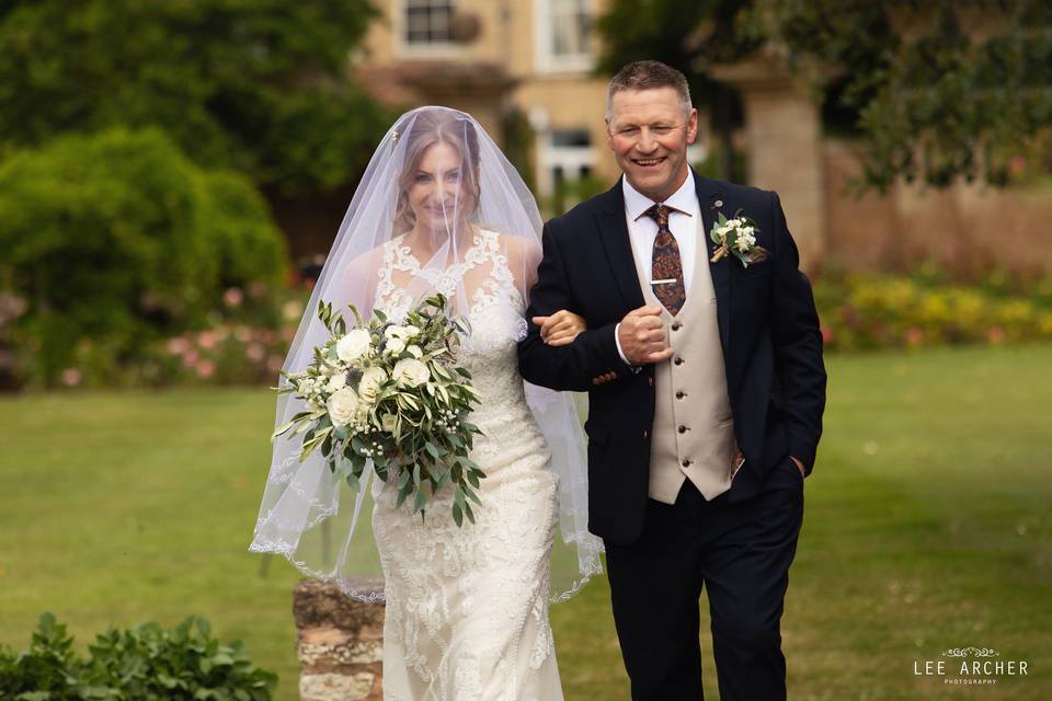 Bride with Father