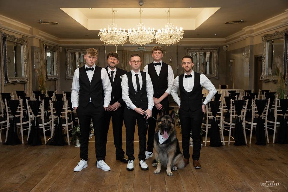 Groomsmen with Pilot