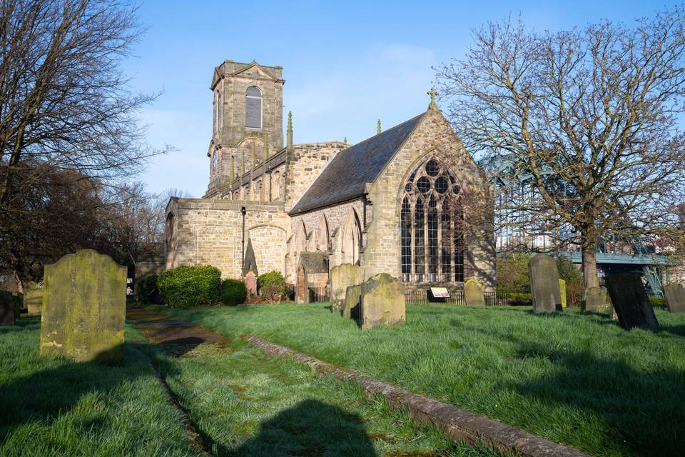 The chancel outside