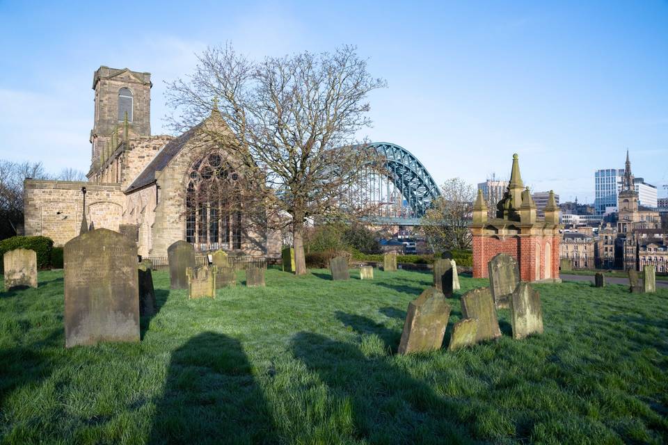 View of the Tyne bridge