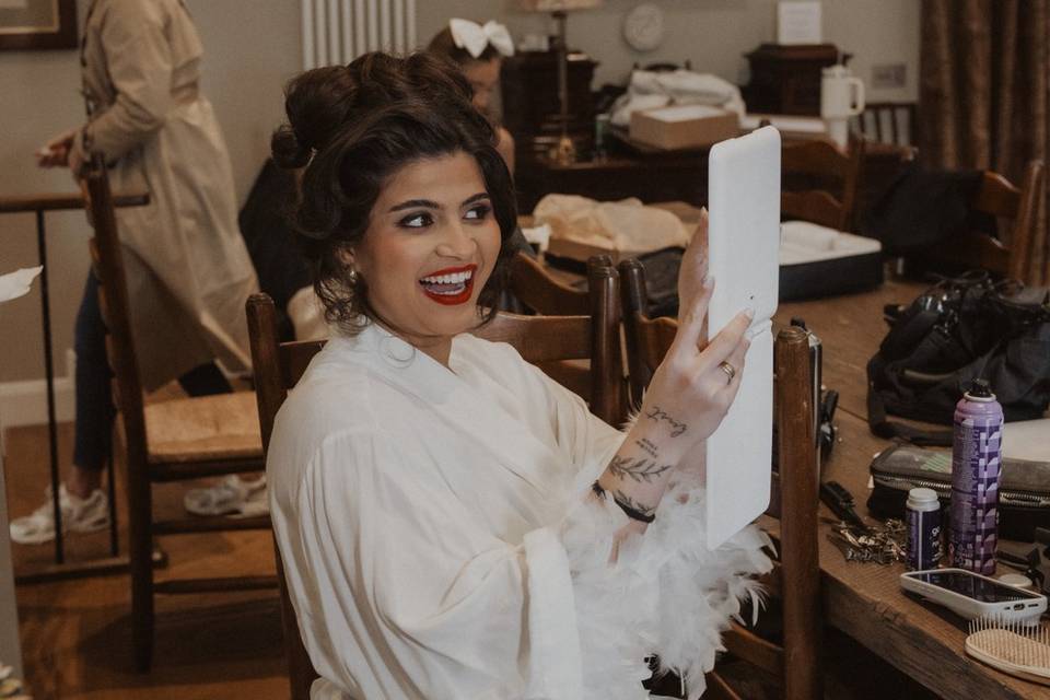 Hair & Makeup Reaction