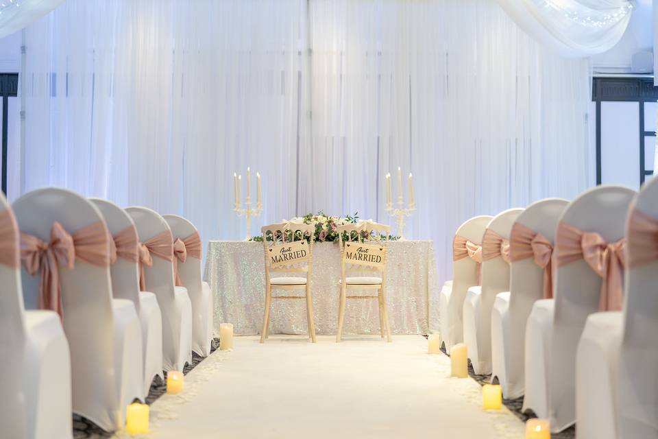 The aisle