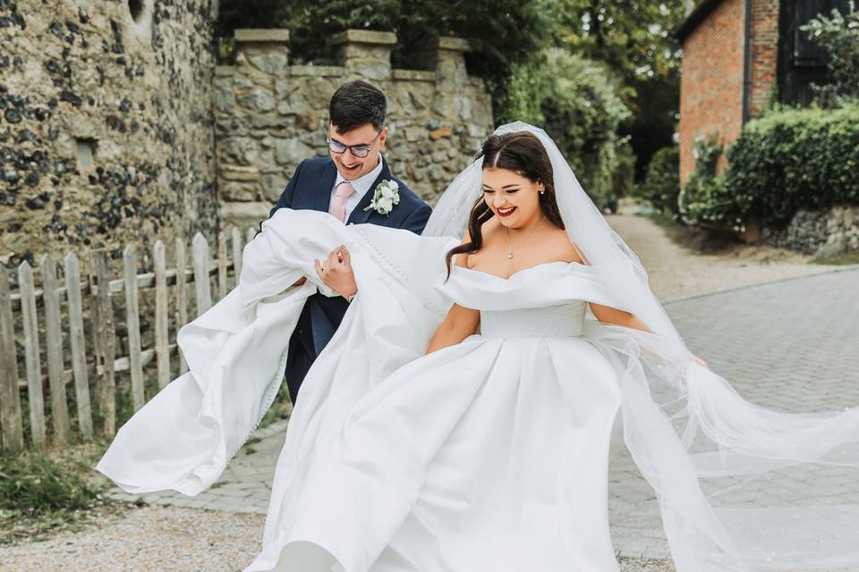 Couple walking