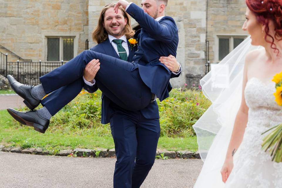 Groom and best man