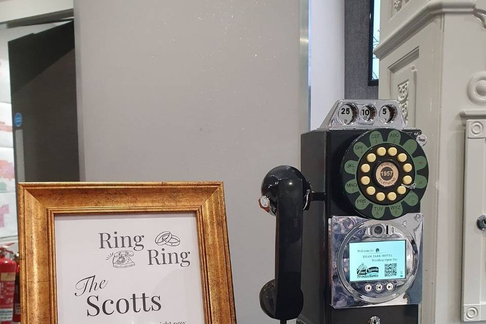 Video guestbook phone