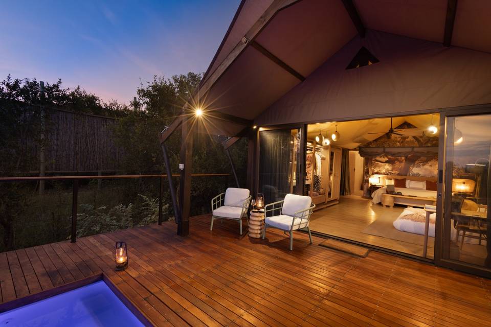 Tented lodge