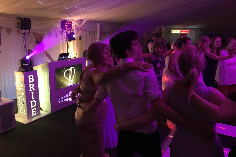 Dancing and having a great time