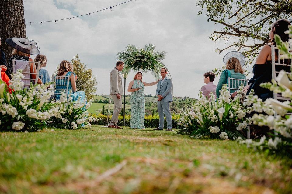 Exchanging vows