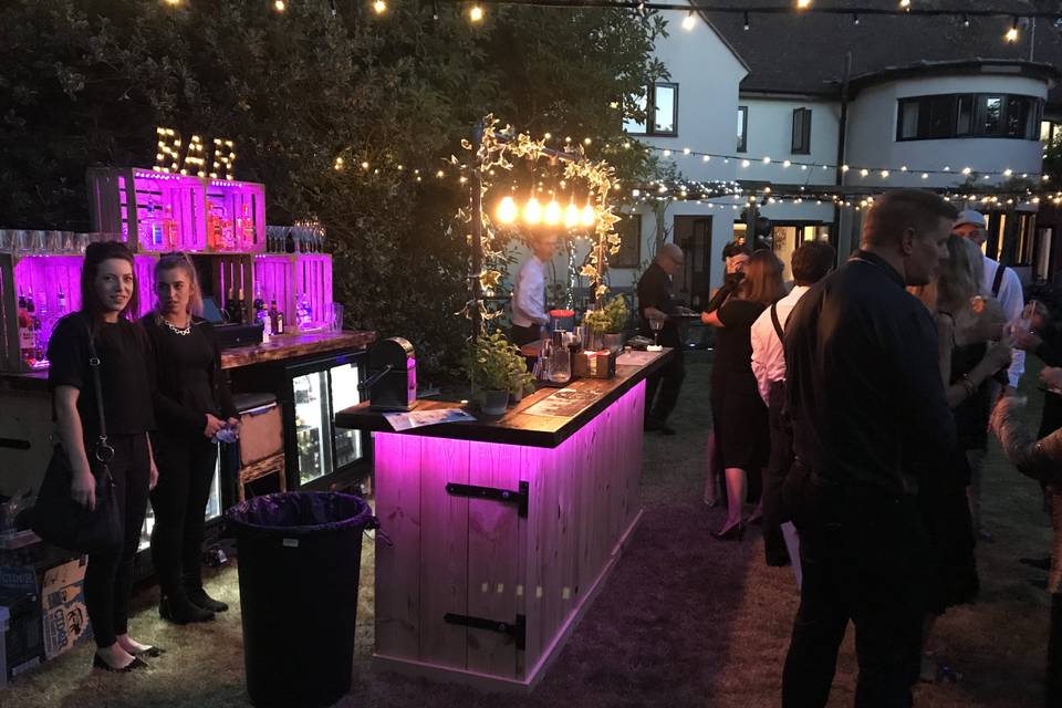 Our Mobile Rustic Bar