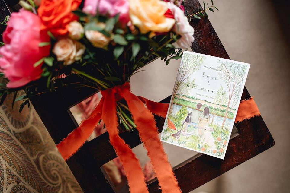 Personalised order of service