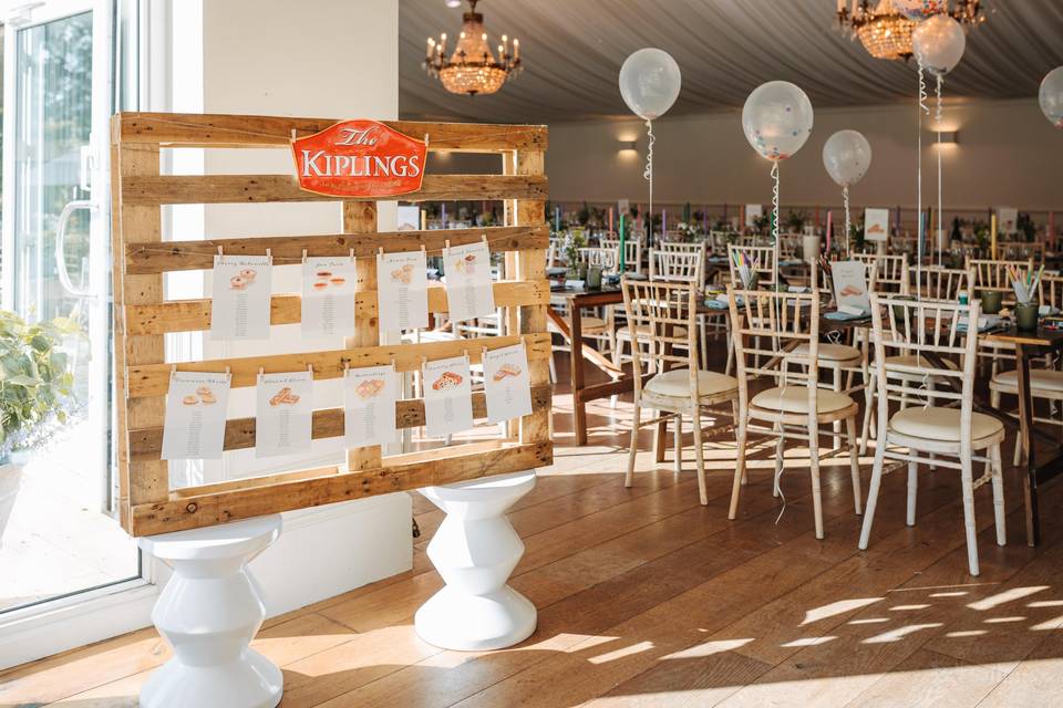 Kipling cakes table plan