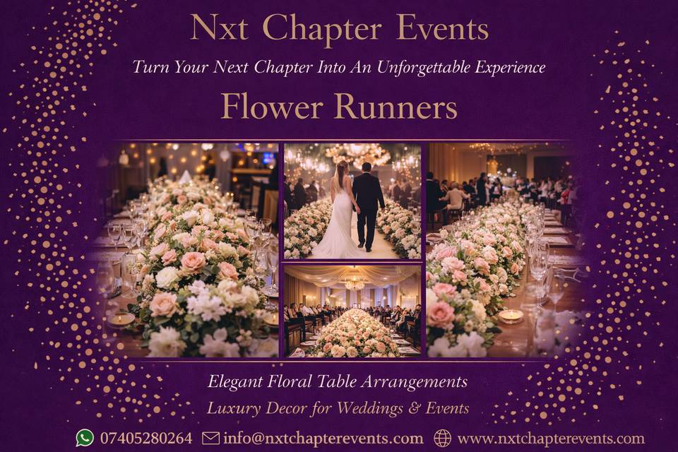 Wedding Flower Runners