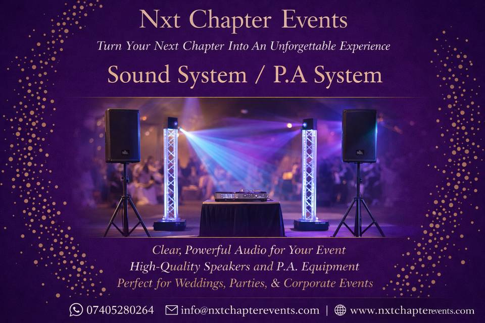 Sound system / P.A System
