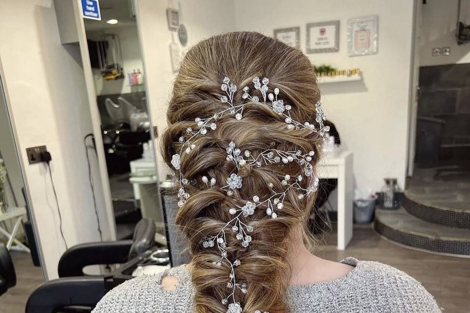 Bridal hair