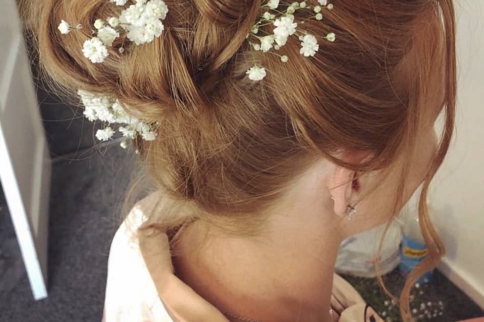 Bridal hair