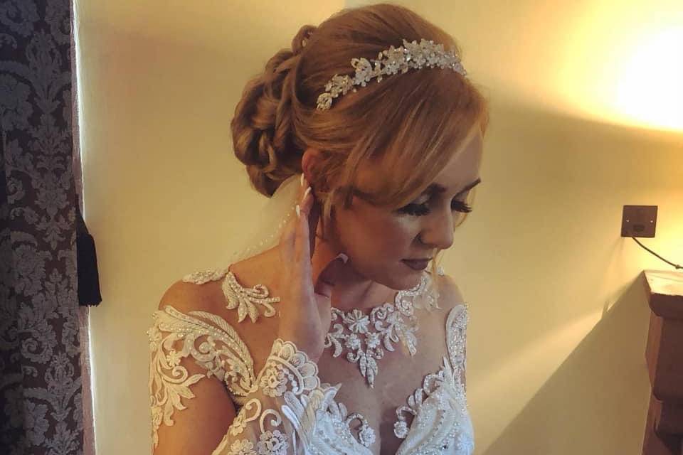 Bridal hair