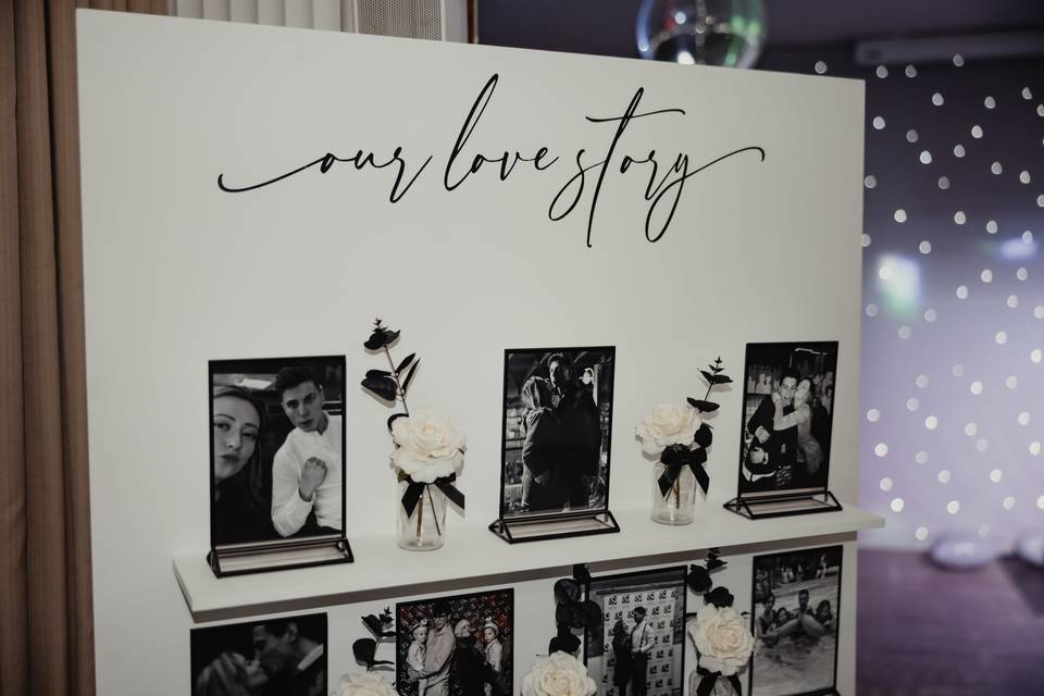 Our Love Story Shelf