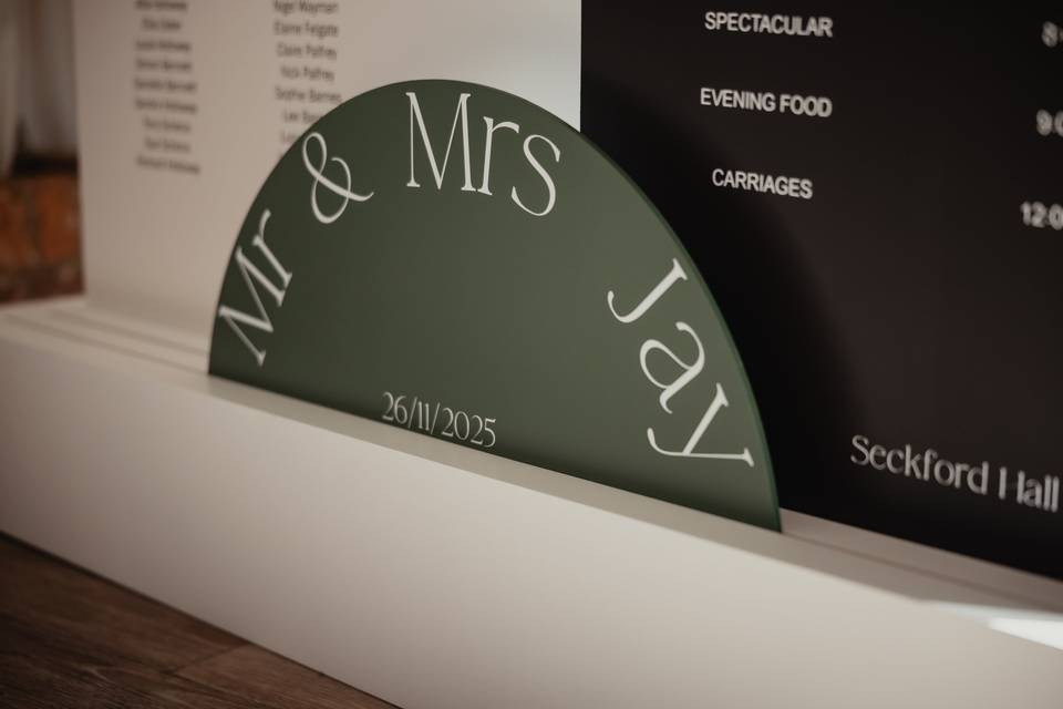 Our Signature Welcome Sign