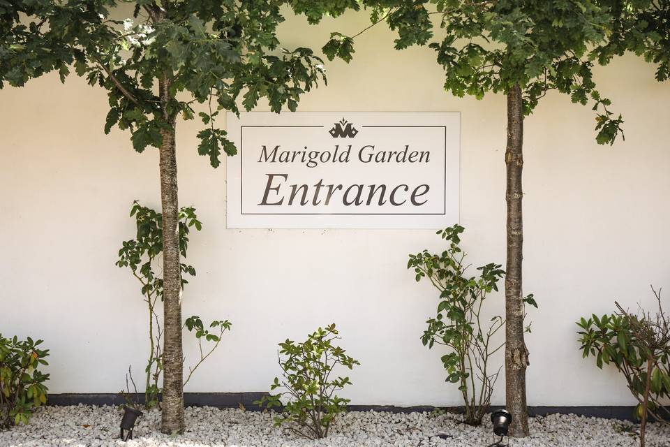 Garden entrance