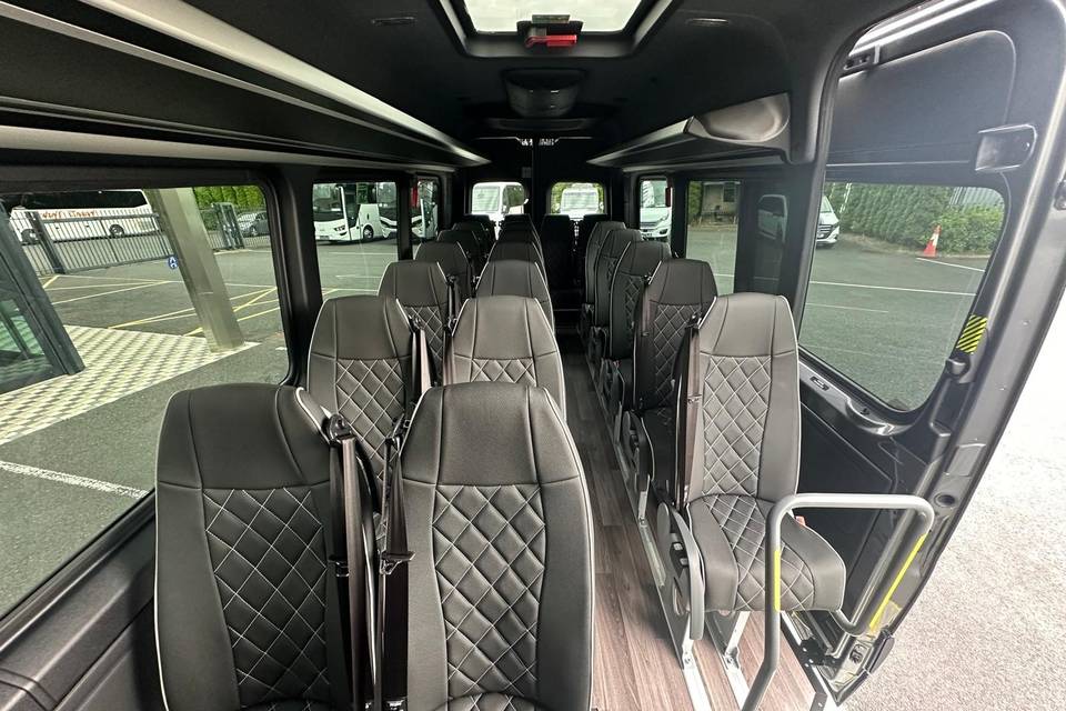 22-seater interior