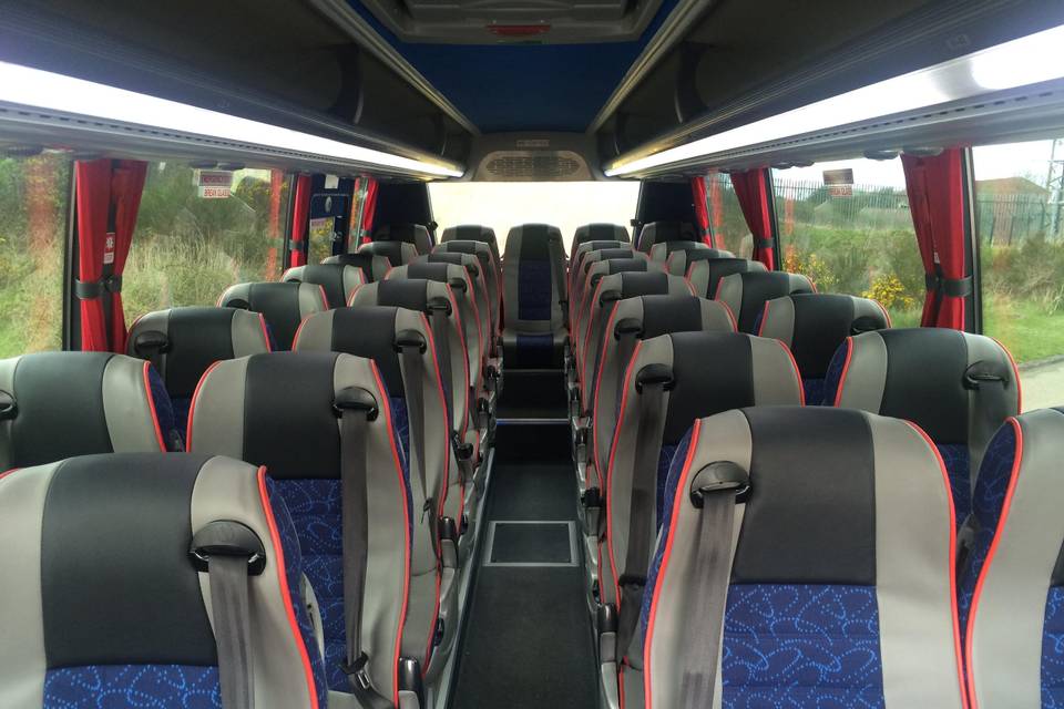 33-seater interior