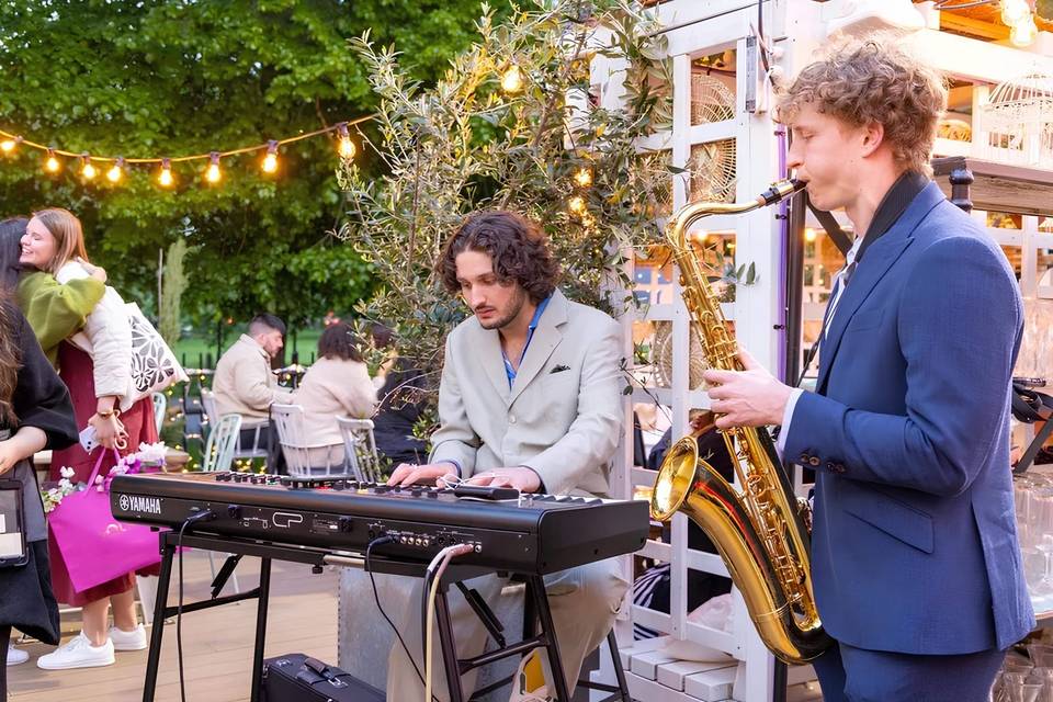 Lambo Sax accompanied by piano