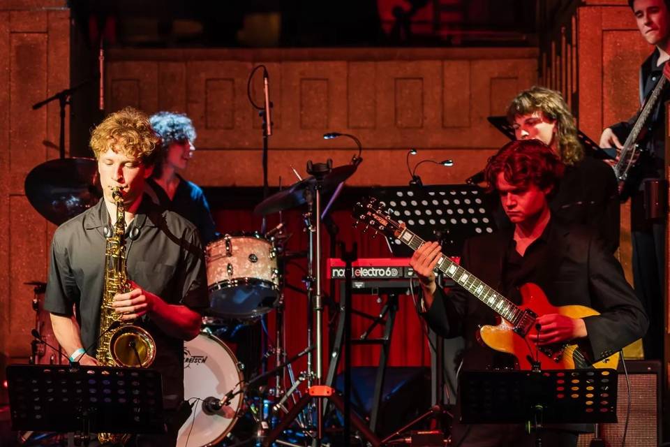 Lambo Sax Quartet at wedding